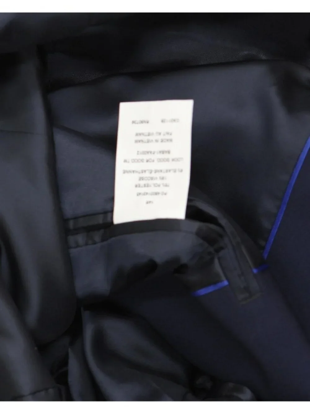 NWT Kenneth Cole Reaction Big Stretch Slim Fit Suit Blazer Jacket Dark Blue 14R